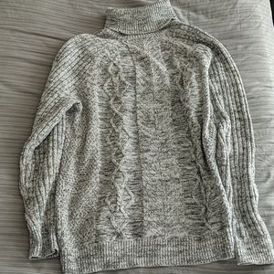 Express Cable Knit Turtleneck Sweater